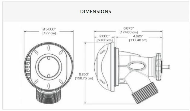 Carvin Star Bright LED Return Jet Pool Light for Above Ground Swimming Pools - Image 4 of 4
