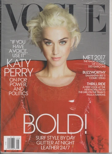 Vogue May 2017 Katy Perry On Pop, Power, and Politics (Magazine: Fashion)