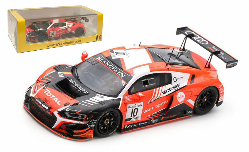 Spark SB258 Audi R8 LMS GT3 #10 'Belgian Audi WRT' 24H Spa 2019 - 1/43 Scale