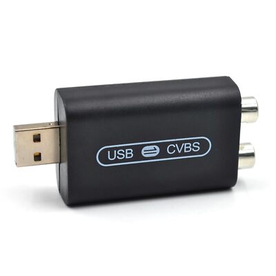 USB to CVBS Video Adapter for Car Radio Video Output Support