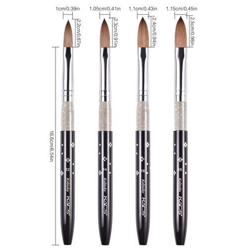 KADS Kolinsky Acrylic Nail Brush for UV Gel Carving Pen Liquid Powder Art Tool - Picture 11 of 36