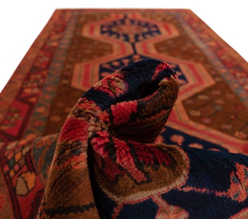 Ardebil Hand-Knotted 291x102 cm-Nomadic, Oriental, Carpet, Rug, Runner - Picture 11 of 12