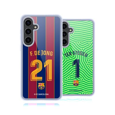 FC BARCELONA 2020/21 PLAYERS HOME KIT 1 GELHÜLLE KOMPATIBEL MIT SAMSUNG/MAGSAFE