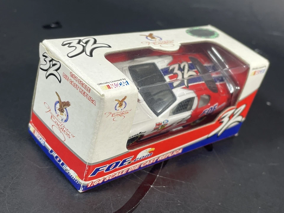 Jason Leffler #32 Fraternal Order of Eagles 2005 Promo NASCAR 1/64 Die-Cast - Image 2 of 4