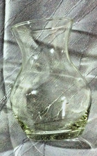 1  Superfeste Vase DDR-11,2 cm aus Ceverit um 1980 Vintage DDR-Glas