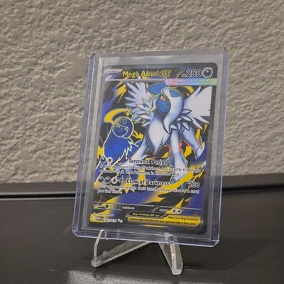 Pokémon Mega Absol EX 161/132 Me01 Mega Evolution Ultra Rare Full Art Holo NM