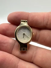 timex Women’s Gold Toed Watch Face Only Cream Face – Untested