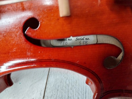 Kyoto Suzuki ☆ 1/8 Scale 17" Vintage Violine ~ Korea 1987 mit Koffer, Bogen & Pitch Pipes - Bild 19 von 24