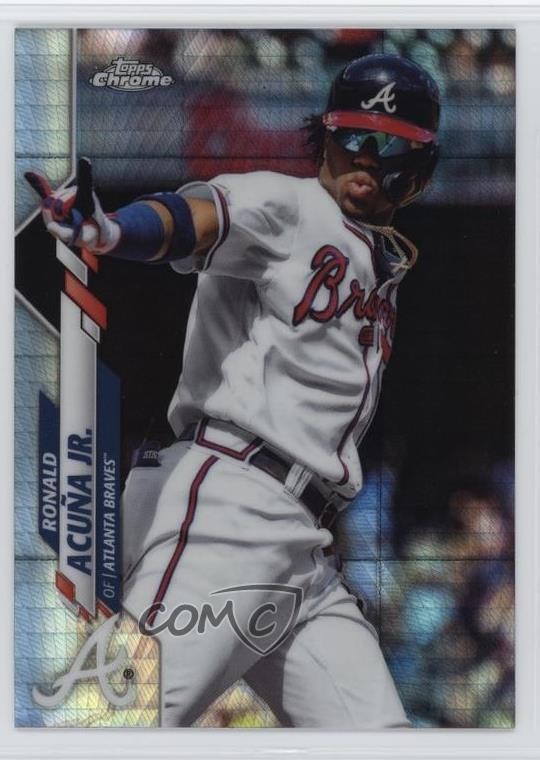 2020 Topps Chrome Prism Refractor Ronald Acuna Jr Ronald Acuña Jr #112 pk8
