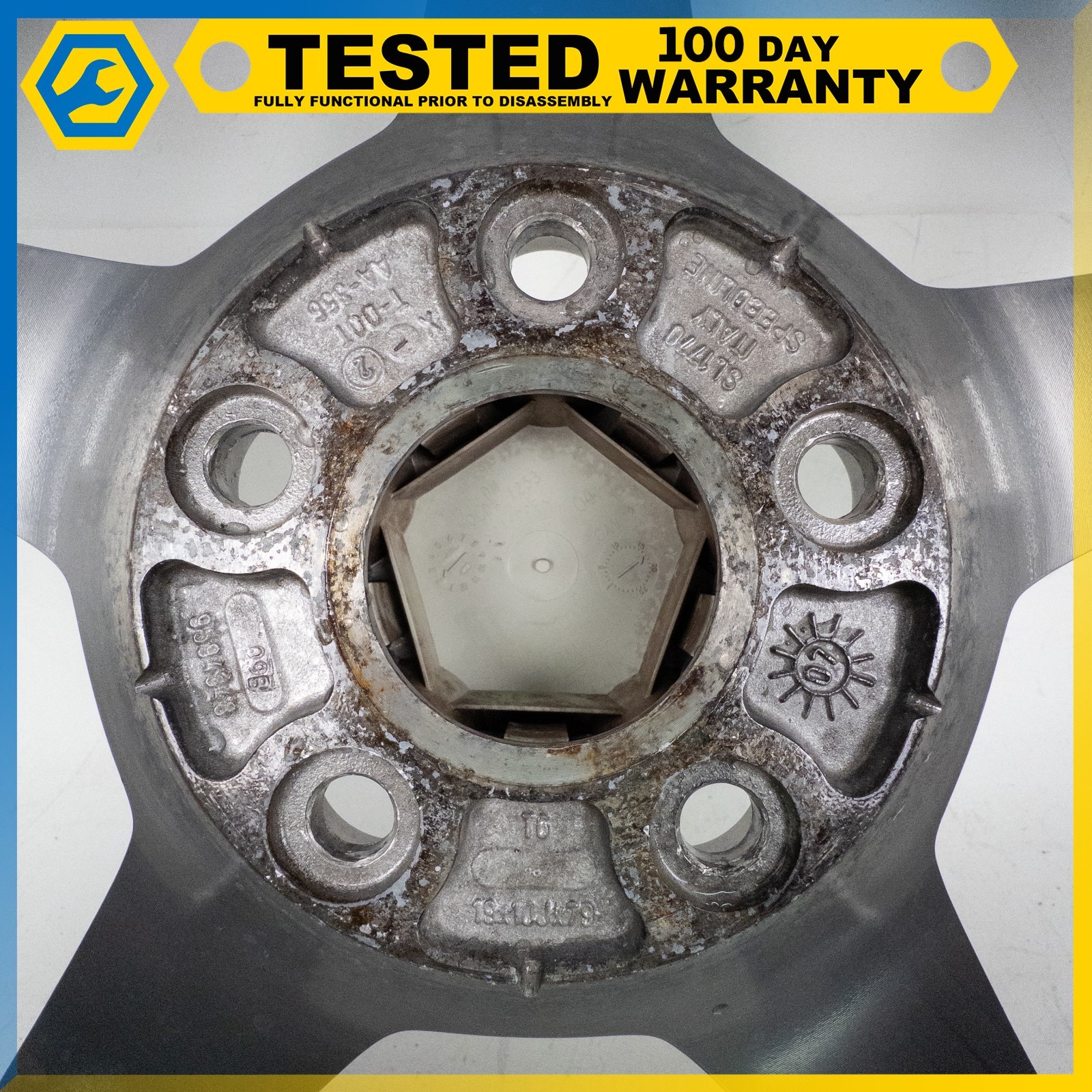 05-13 CHEVROLET CORVETTE C6 18x8.5/19x10 FRONT & REAR WHEEL RIM SET OEM