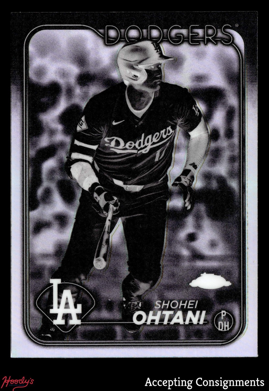 2024 Topps Chrome Negative Refractor #1 Shohei Ohtani DODGERS