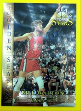 1996 Topps Nba Stars Golden Season #97 Bill Walton - Trail Blazers - HOF