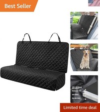 Washable Universal Fit Dog Car Seat Cover - Waterproof  Scratchproof, Black