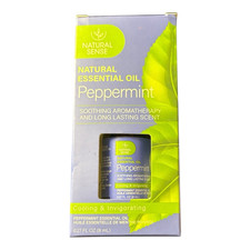 Natural Sense Peppermint Essential Oil Cooling  Invigorating Aromatherapy 8 mL