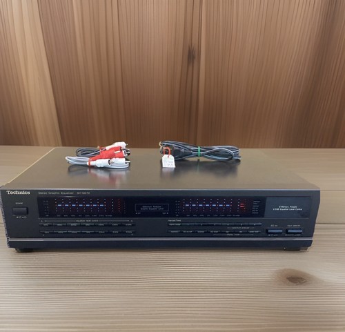 Vintage Technics SH-GE70 Stereo Graphic Equalizer With Spectrum Analyzer Tested 