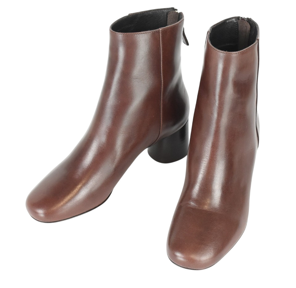 Sandro Camilla Zapatos Mujer Eu 36 / GB 3.5 Cuero Tacón de Bloque Botines