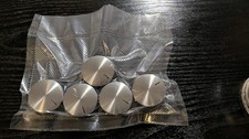 Cookology Cooker/Hob Control Knobs Black Silver x5