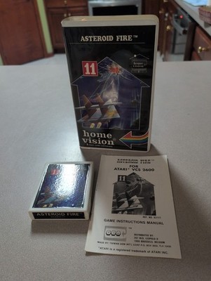 Atari 2600 Asteroid Fire Homevision 11 Complete In Box CIB R10 Holy Grail