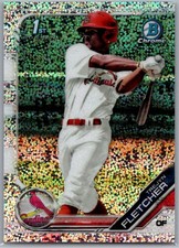 2019 Bowman Draft Chrome 1st Bowman Sparkle Refractor Trejyn Fletcher #BDC-174