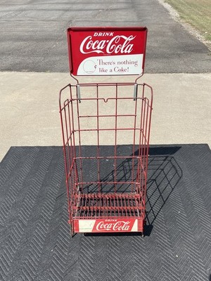 r*3様 Coca-Cola　ヴィンテージ・ワイヤーラック Coca-Cola Wire Rack Bottle Return “There's Nothing Like A Coke