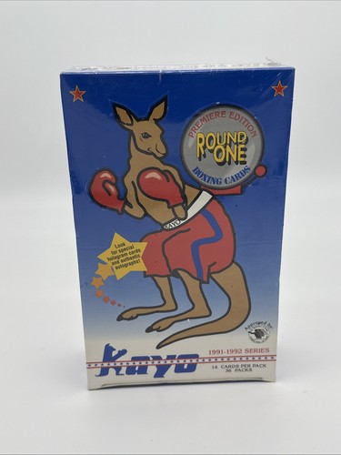 1991-92 Kayo Premiere Edition Round One Boxing Wax Box 36 Packs SEALED - Bild 2 von 6
