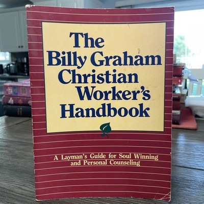 Billy Graham Christian Worker Handbook Vintage Paperback