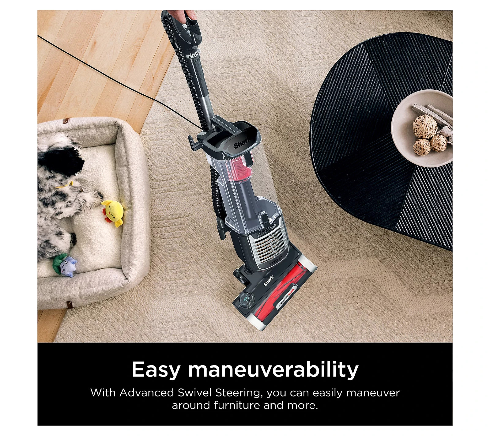 Shark Rotator Pet Upright Vacuum ZU102 with PowerFins HairPro Technology