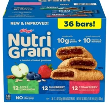 Nutri-Grain Bars Variety Pack, 1.3 oz., 36 pk