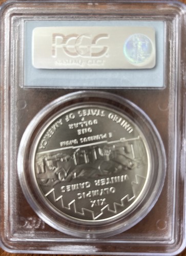2002-P Salt Lake City Olympics Commemorative Dollar MS70 PCGS Mint State 70 - Picture 2 of 2