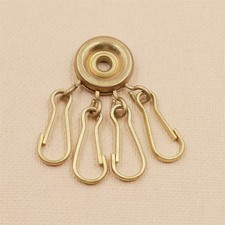 Key Row Organizer Hardware Keyhole Mounting Bracket 4 Keyring DIY Accessories