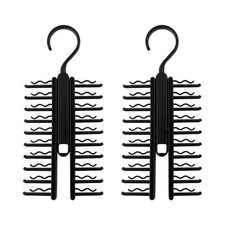 2 pieces belt holder, men's tie holder, wardrobe tie holder, tie holder...