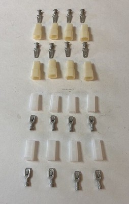 GM TERMINAL WIRE HARNESS WIRE CONNECTORS PLASTIC HOUSING SET OF 32 MALE FEMALE