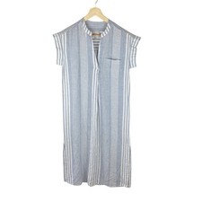 RAILS Suri Blue Dusk Stripe Sleeveless Cover Up Tunic Dress Size XS Boho Coastal