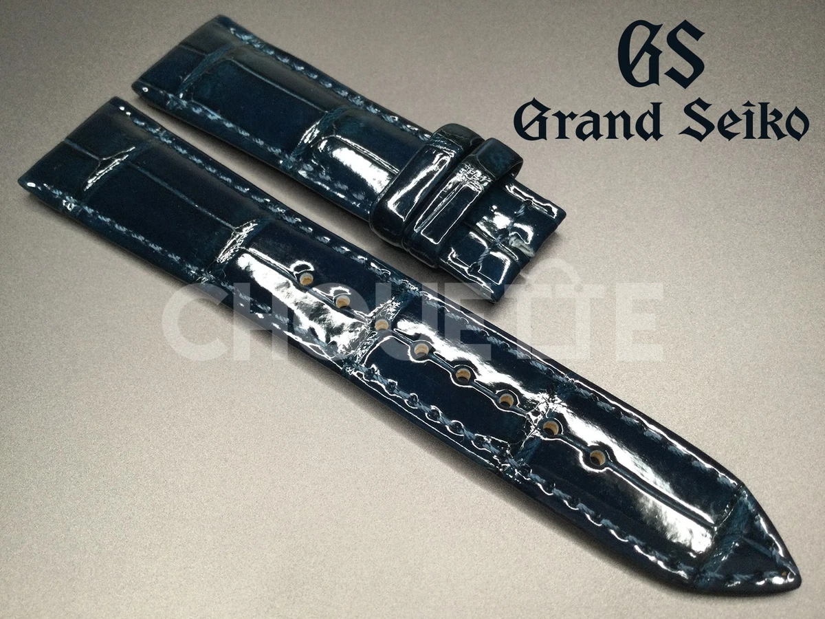 Seiko Leather Blue Wristwatch Bands for sale | eBay