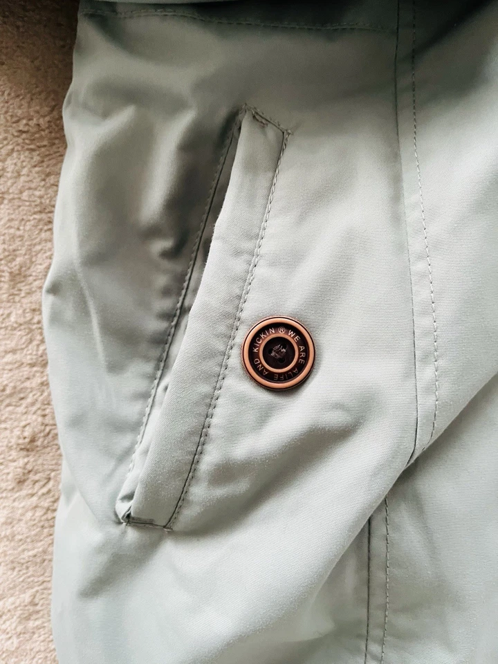 Alife and Kickin Winter Jacke XXL, 46, neuwertig, mint-grün - Bild 3 von 4