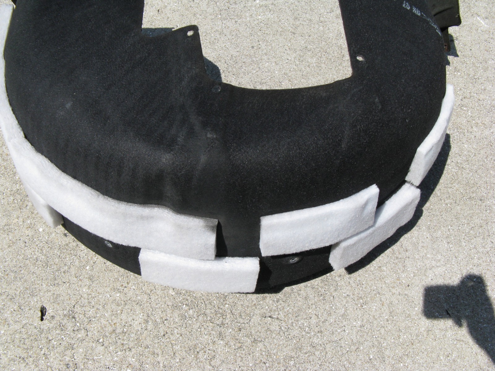 08-19 MASERATI GRANTURISMO MC S M145 REAR LEFT DRIVER LINER SPLASH GUARD COVER
