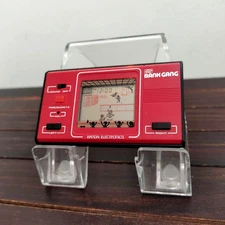 Bandai BANK GANG LCD Game Watch 1980s Vintage Handheld Tested
