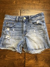 American Eagle Outfitters Shorts Women's Size 4 Hi-Rise Shortie Distressed