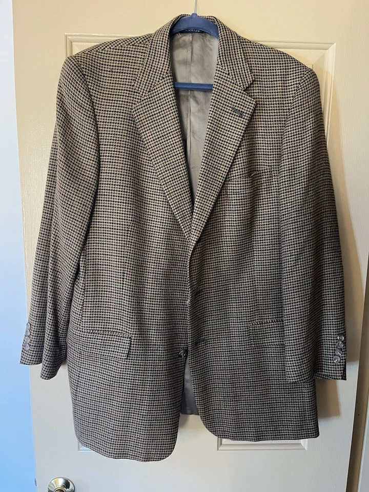 Burberry Tweed Blazer Vintage Iconic 42L - Image 2 of 4
