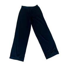 Ann Taylor Pants Vintage Black Liquid Knit Wide Leg Pull on Size M NEW 108