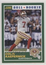 2014 Score Iconic Rookie Card Variations Colin Kaepernick #4 0d1z. rookie card picture