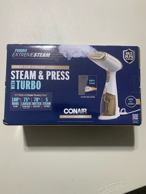 Steem And Press With Turbo Conair 