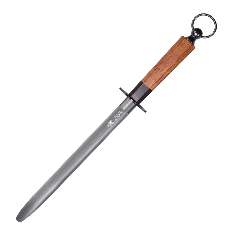 Mitsumoto Sakari 10 Inch Honing Steel Rod - Flat Knife Sharpening Rod
Opens in a new window or tab