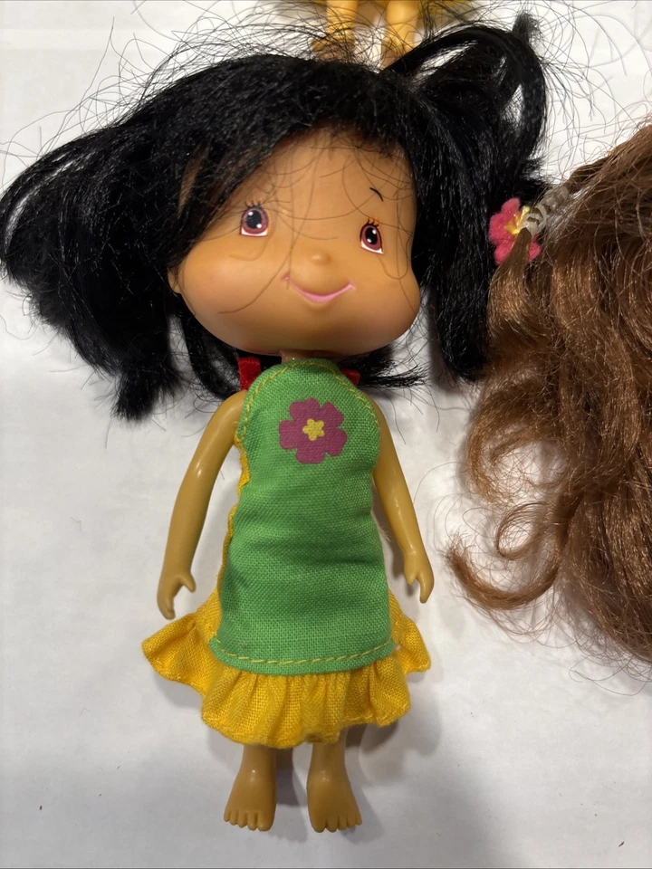 Lote de 3 muñecas Strawberry Shortcake Berry Best Friends Hasbro 2005 Island Friend Foto 4 de 4