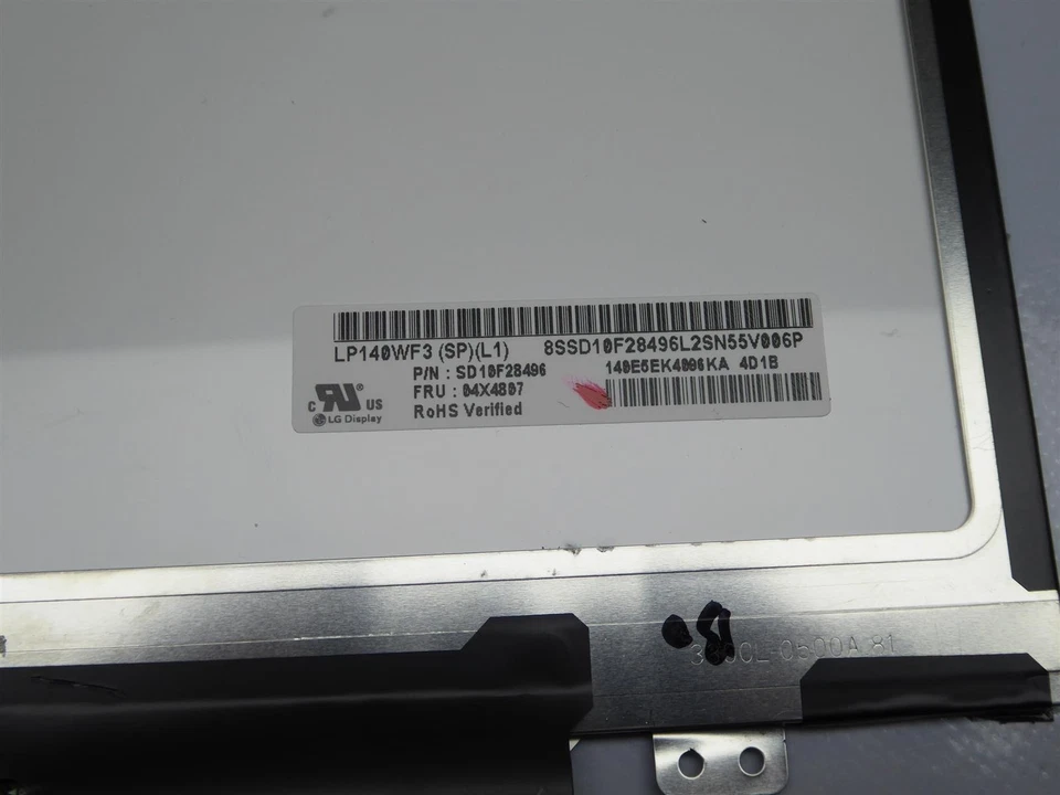 Lenovo Yoga 500 14IBD 14,0 Display Panel matt LP140WF3 (SP)(L1) 04X4807  #3806 - Bild 4 von 4