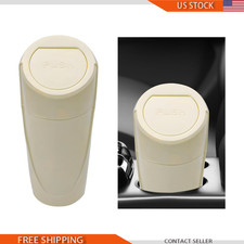 Car Trash Can Lid Leakproof Mini Vehicle Cup Holder Organizer Beigcolor Beige Car Trash Can Lid Leakproof Mini Vehicle Cup Holder Organizer Beigcolor Beige