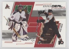 2002 ITG Be A Player Memorabilia Big Deal Brian Boucher Michal Handzus #261 2d8