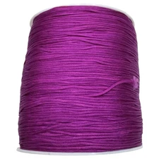 100 yds Silk Cord - Purple - size A (0.8mm Diameter)