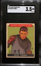 1933 Sport Kings #18 Gene Tunney HOF Boxing SGC 3.5 VG+ C102906