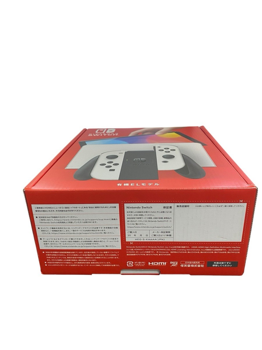 NEW Nintendo Switch OLED Japanese Model HEG-S-KAAAA White New From